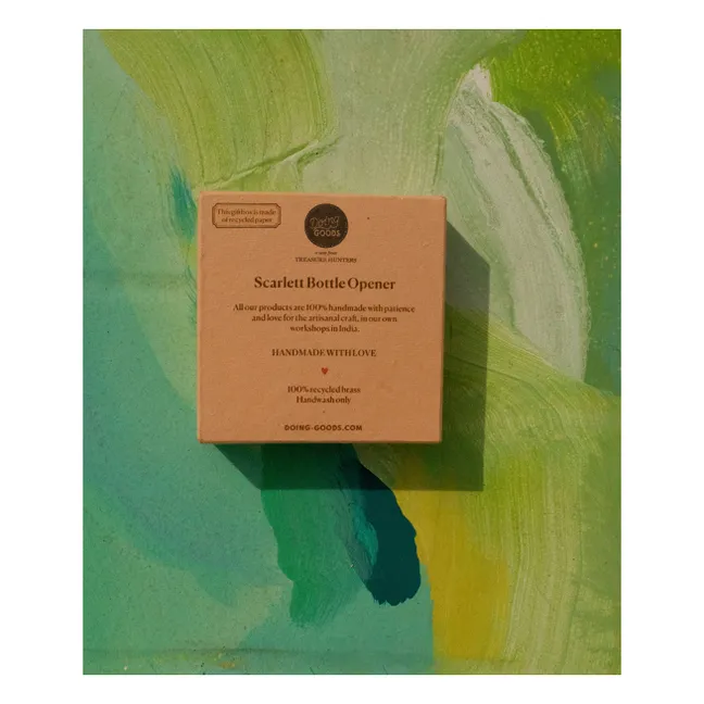 Abridor de botellas Scarlett Shell | Latón
