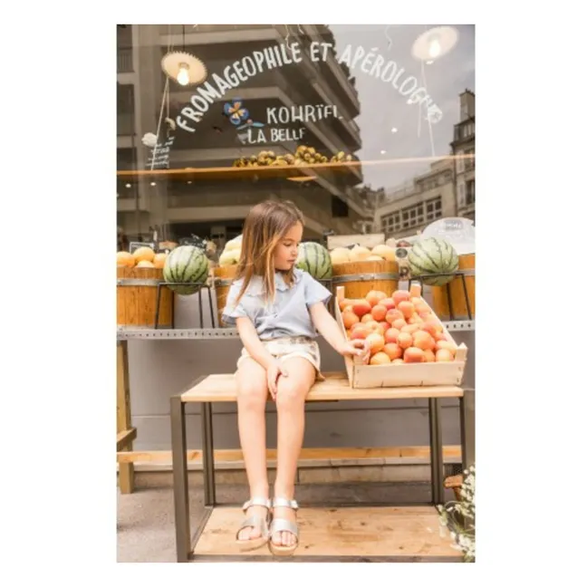 College-Bluse | Blau
