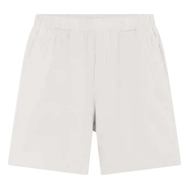 Bermuda Alex Gaze De Coton | Ecru