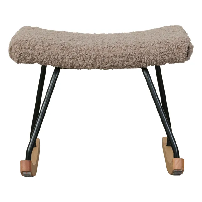 Luxury footrest | Light grey