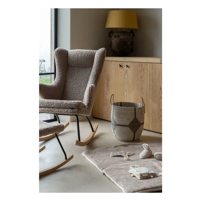 Sillón de lactancia de lujo | Gris Claro