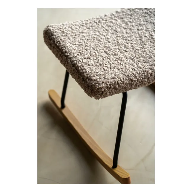 Luxury footrest | Light grey