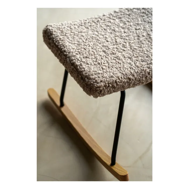 Repose-pieds Luxe | Gris clair