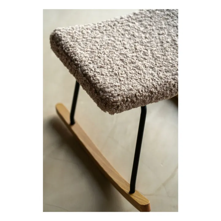 Repose-pieds Luxe | Gris clair- Image produit n°1