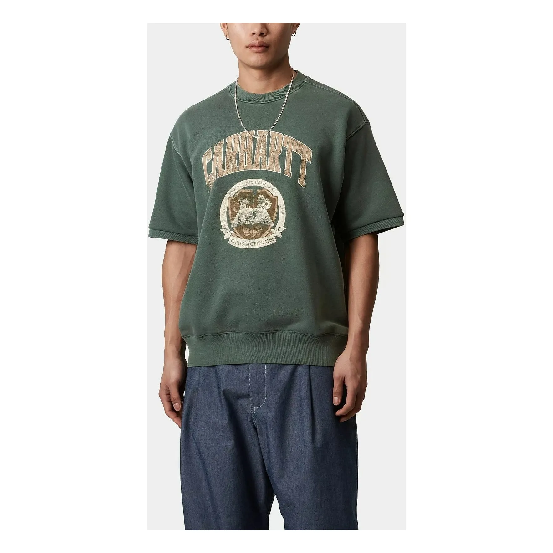 Carhartt Wip Dark Green Sweat Library