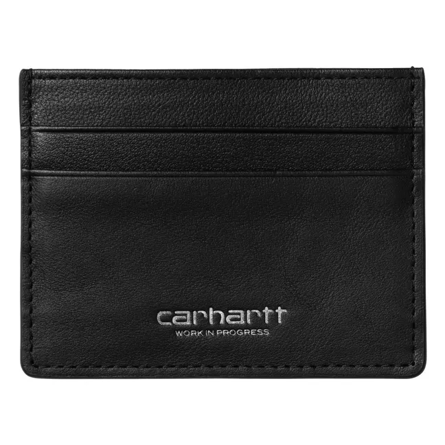 Kartenhalter Vegas Leder | Schwarz