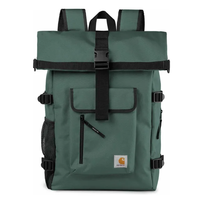 Philis Recycled Fiber Backpack | Heather Green
