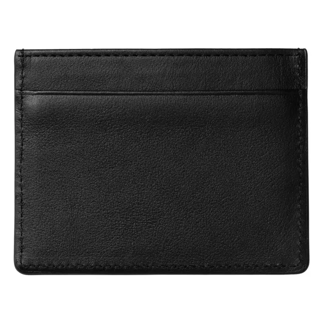 Kartenhalter Vegas Leder | Schwarz