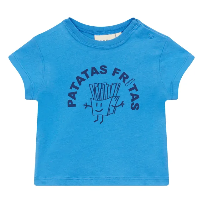 T-Shirt Fribault Coton Bio | Bleu