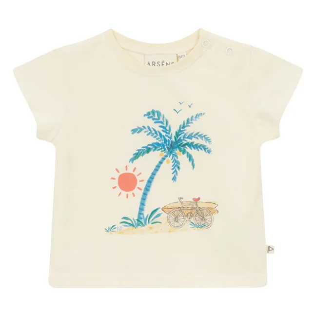 T-Shirt Florenzo Coton Bio | Ecru