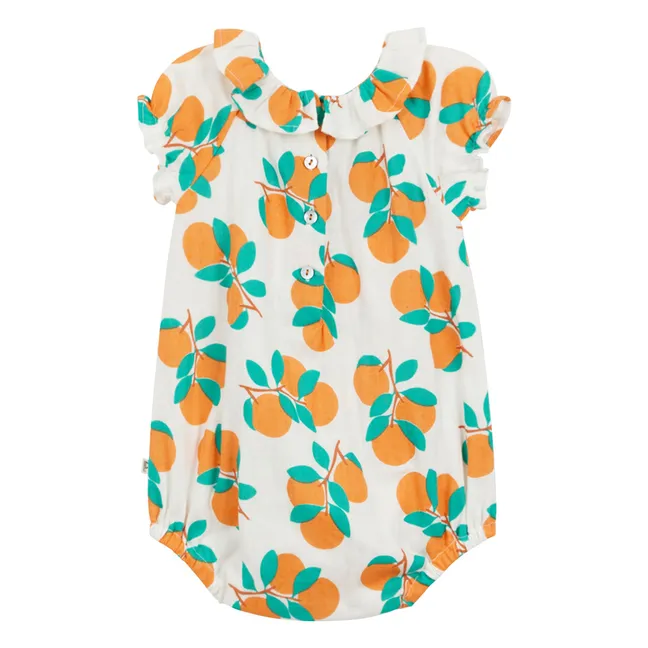 Barboteuse Feodorine Double Gaze de Coton | Ecru