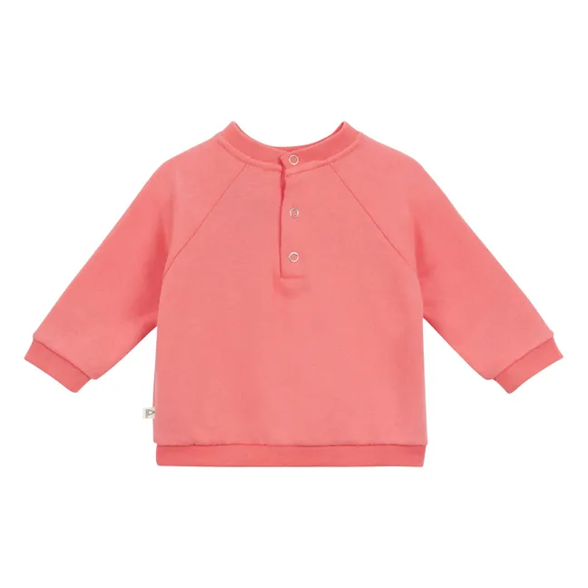 Sweat Fieneke Coton Bio | Corail