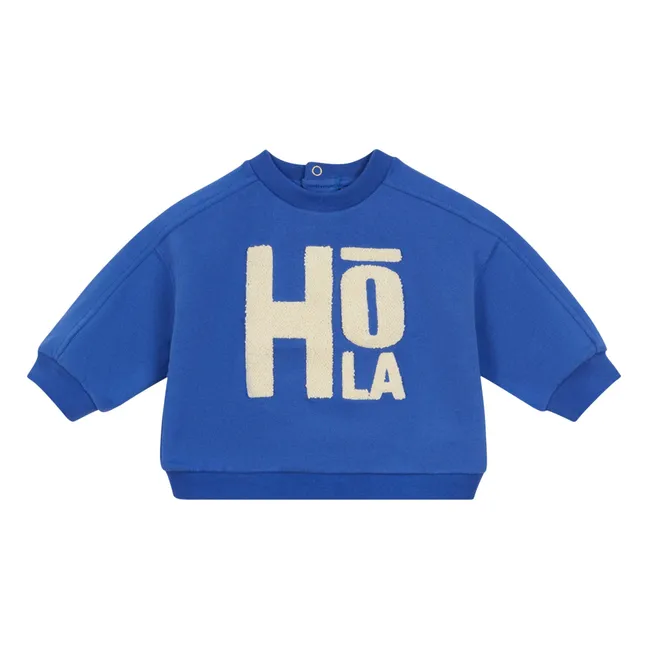 Sweat Fabricio Coton Bio | Bleu
