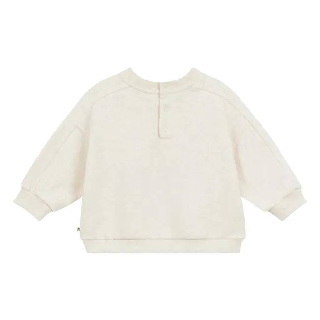 Sudadera de algodón orgánico Filippe | Crudo color natural