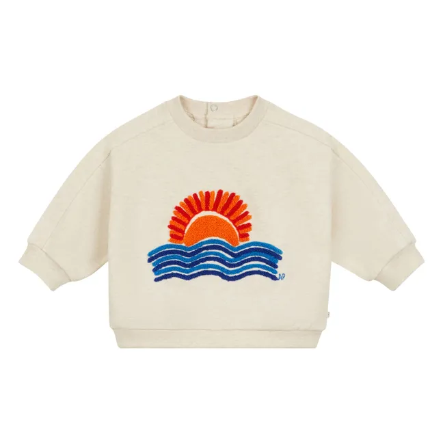 Sudadera de algodón orgánico Filippe | Crudo color natural