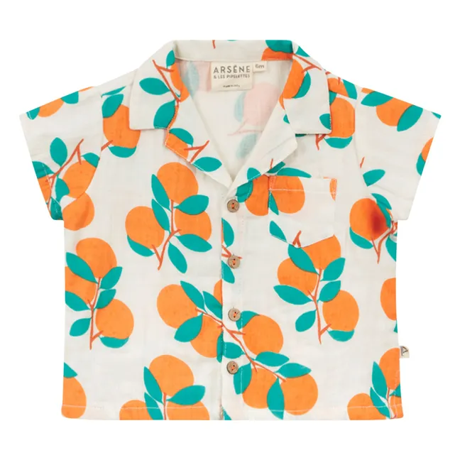 Chemise Fabrizio Double Gaze de Coton | Ecru