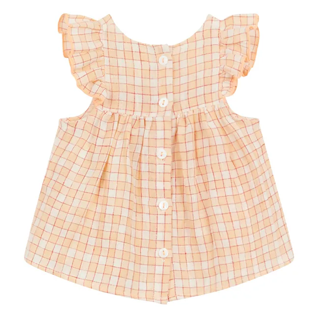 Bluse Ferielle Leinen | Pfirsichfarben