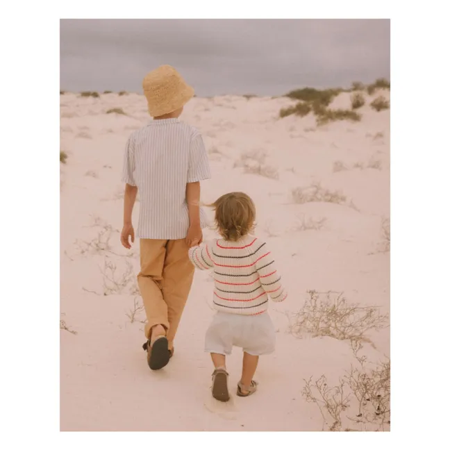 Jersey de algodón ecológico Marine Baby | Crudo
