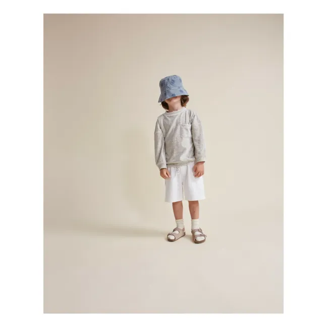Bob Batik Coton Bio | Bleu gris