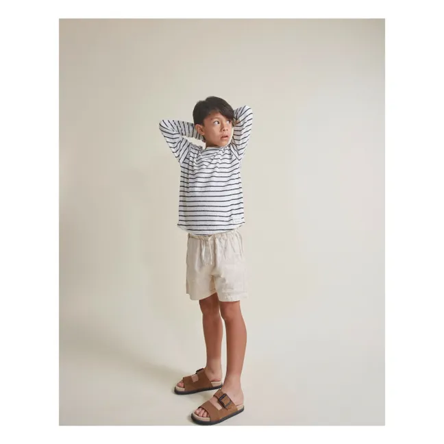 Uni Linen Bermuda shorts | Sand