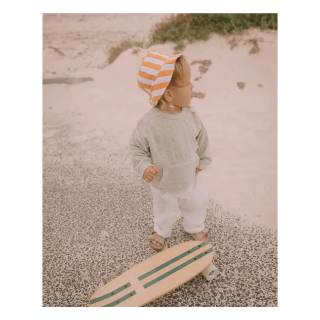 Terry Botonato Baby Sweatshirt | Heather grey
