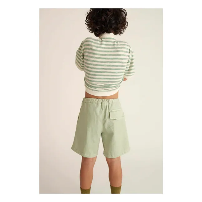 Bermudas Sergio Lyocell | Verde Pálido