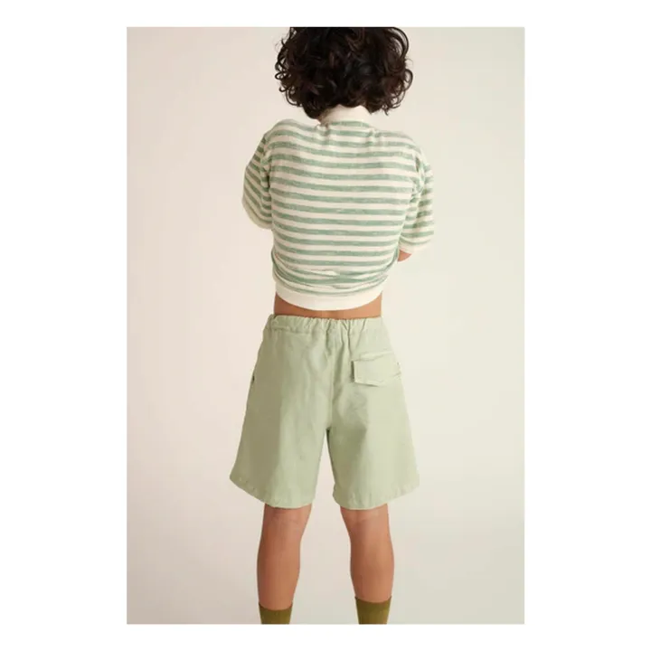 Bermuda-Shorts Sergio Lyocell | Blasses Grün- Produktbild Nr. 2