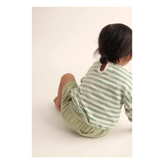 Bluse Greta Bio-Baumwolle | Grün