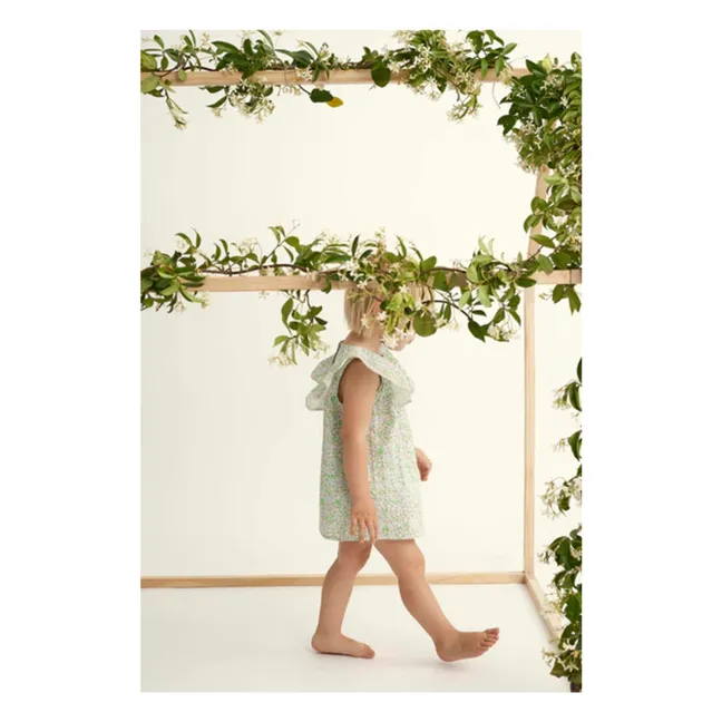 Robe Sophia Coton Bio | Vert