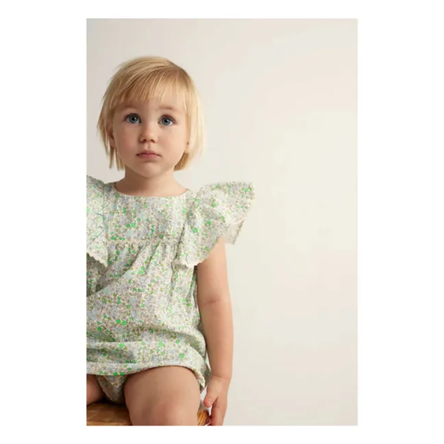 Robe Sophia Coton Bio | Vert