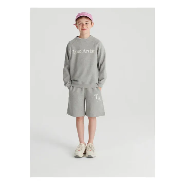 Sweat N°01 | Heather grey- Product image n°1