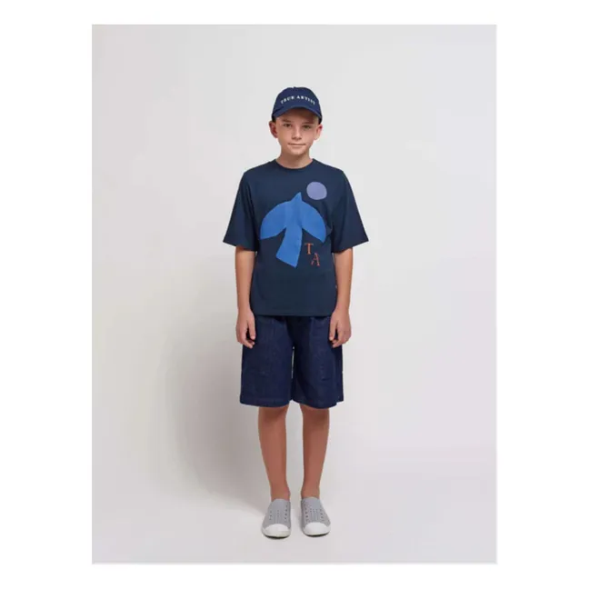 T-Shirt N°1 Oiseau | Bleu marine