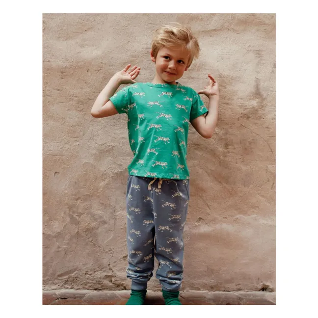 Organic Cotton Tiger T-Shirt | Green