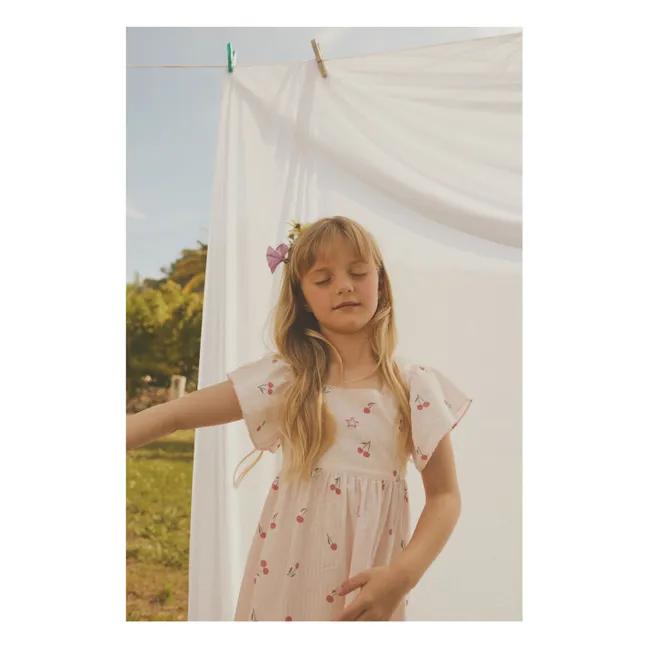 Kleid Kirschen | Blassrosa