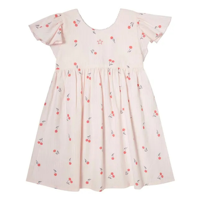 Kleid Kirschen | Blassrosa
