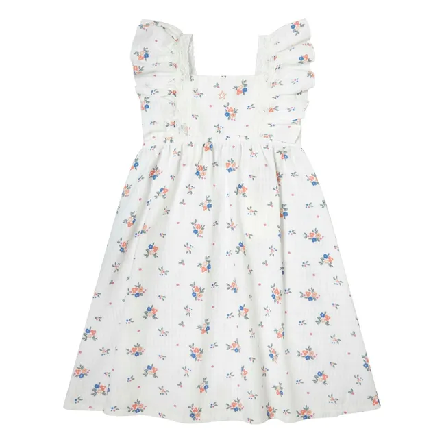 Robe Fleurs | Blanc