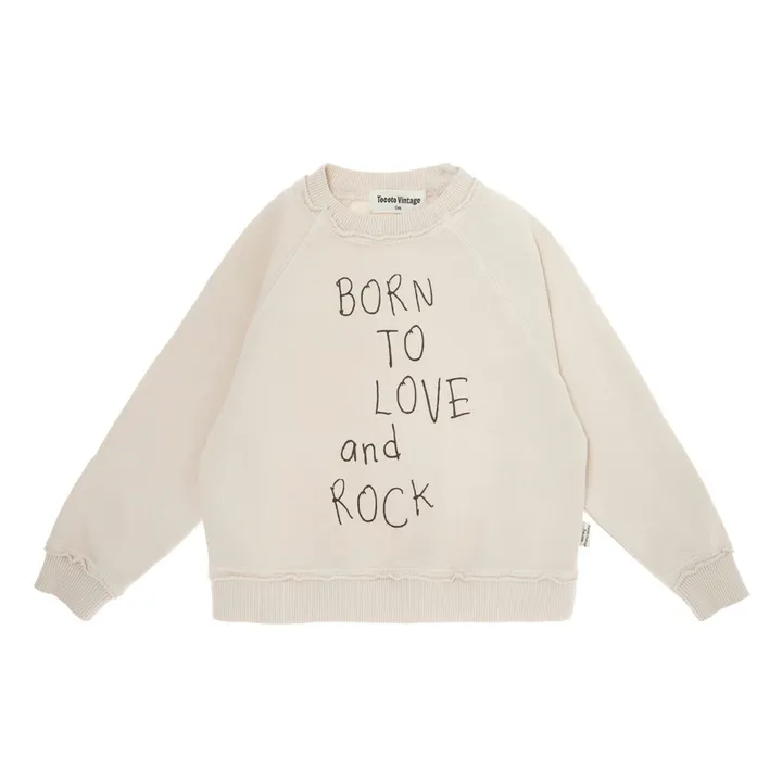 Sudadera Born To Love | Beige- Imagen del producto n°0