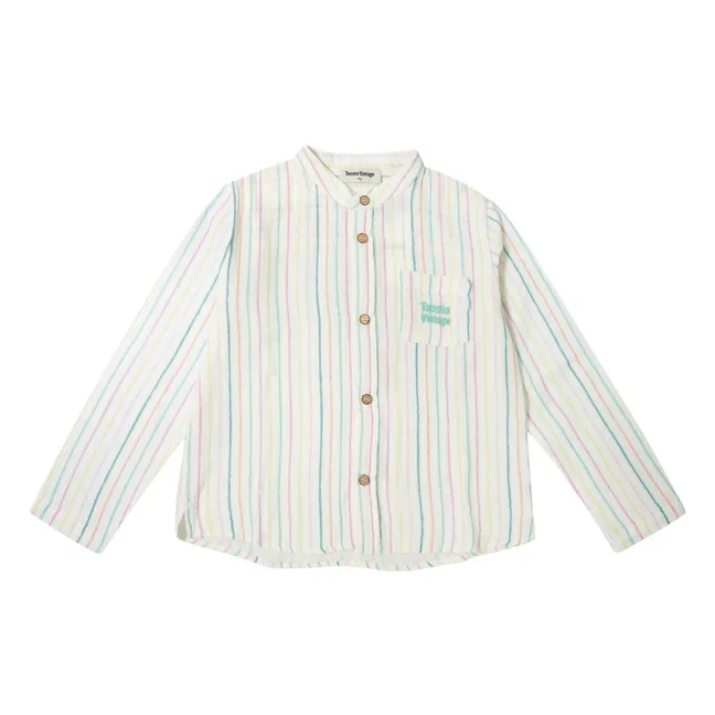 Camicia a righe | Bianco