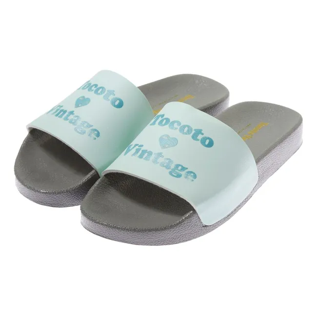 Bunte Strandsandalen | Turquoise