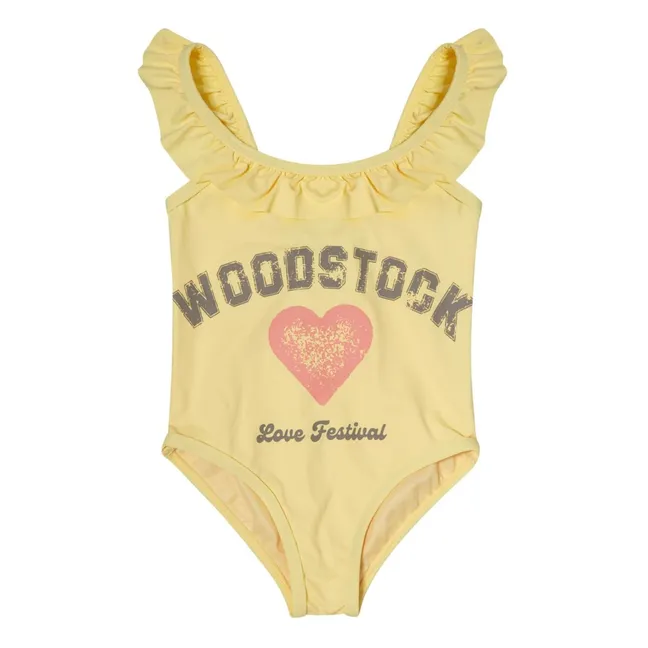 Badeanzug Woodstock | Gelb