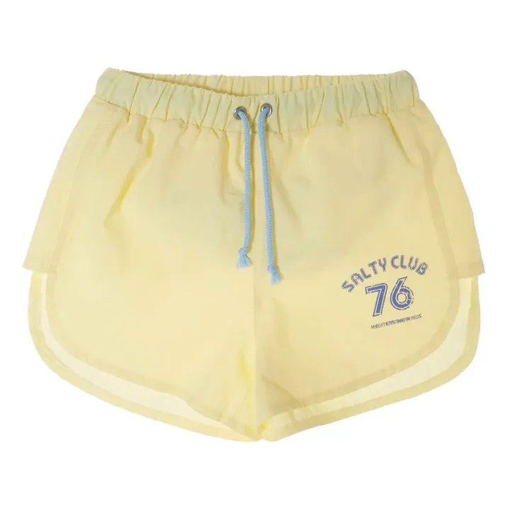 Short de bain Salty Club | Jaune- Image produit n°0