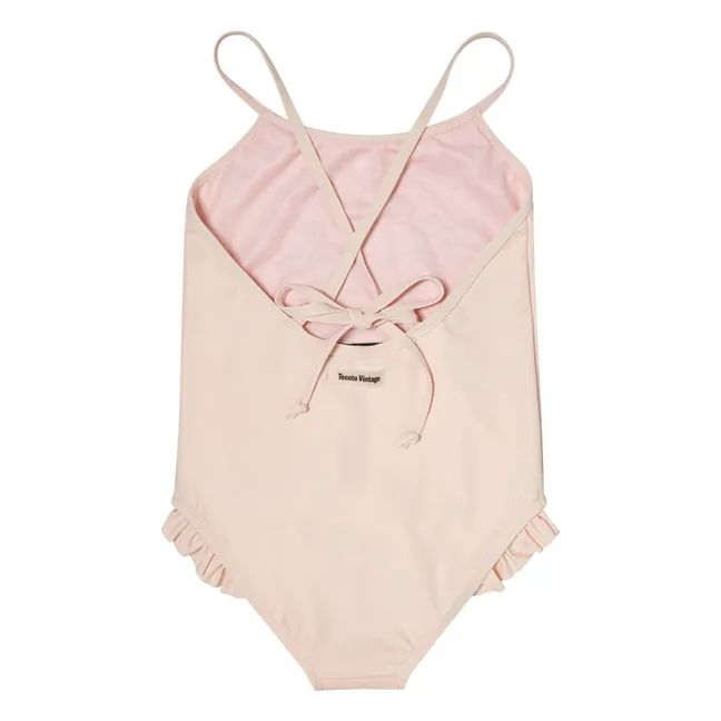 Maillot de bain Cerises | Rose pâle