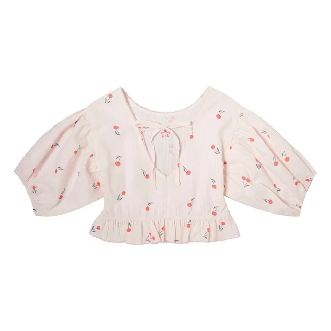 Camicetta con maniche a 3/4 Cherry | Rosa Pallido