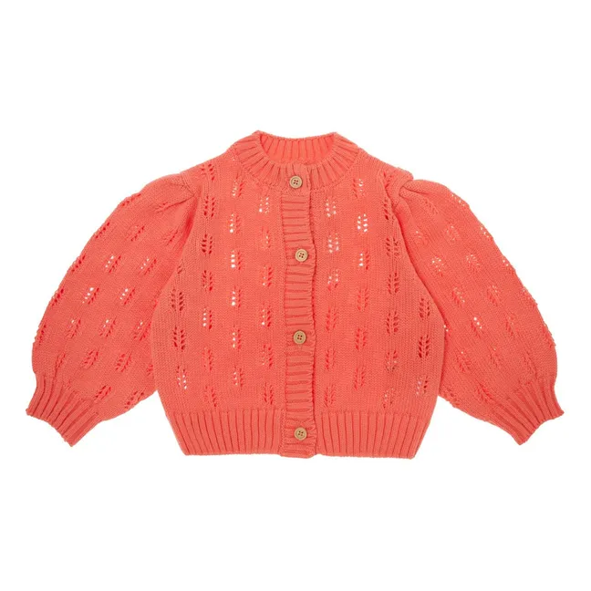 Cardigan in maglia a fiori | Amarena