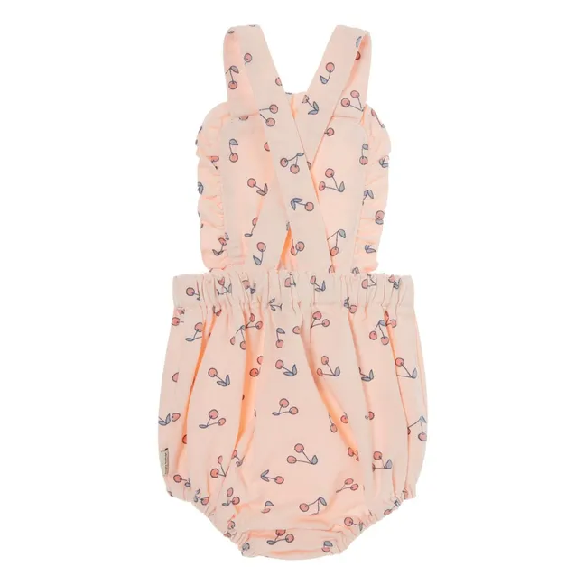 Cherry romper | Pale Pink