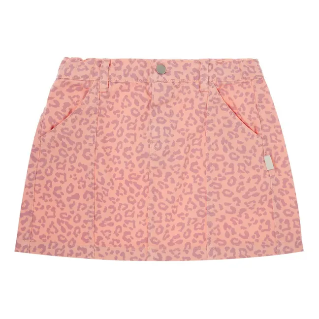 Gonna leopardata | Arancione