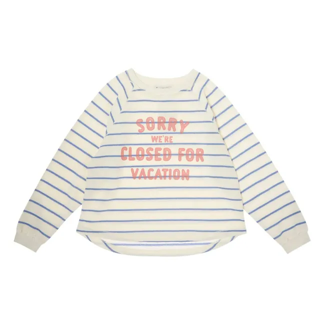 Felpa Terry Stripe | Ecru