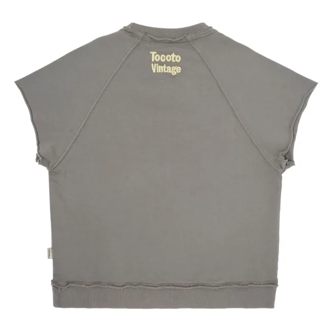 Sweat Manches Courtes | Gris foncé