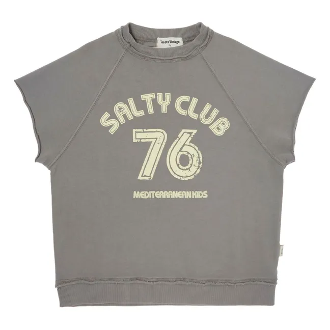 Sweat Manches Courtes | Gris foncé