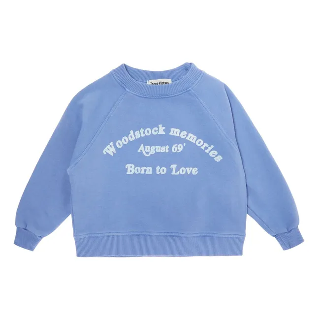 Sudadera Woodstock | Azul